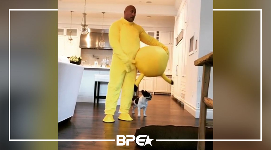 Dwayne Johnson como Pikachu ??