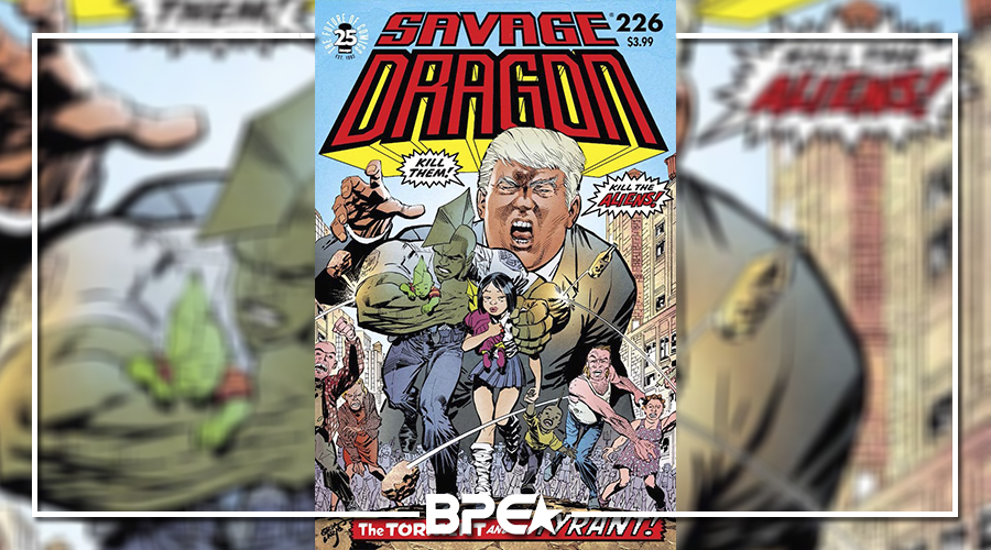 Donald Trump em Savage Dragon # 226 !