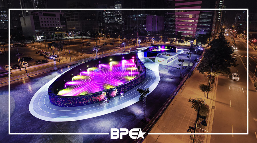 NIKE Unlimited Stadium: Conheça primeira pista de corrida de LED interativa do Mundo