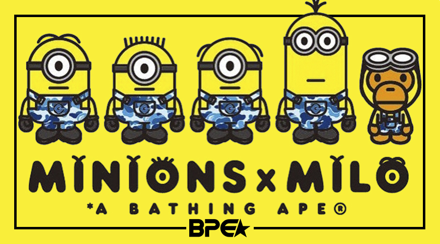 BAPE x Minions mais uma collab!