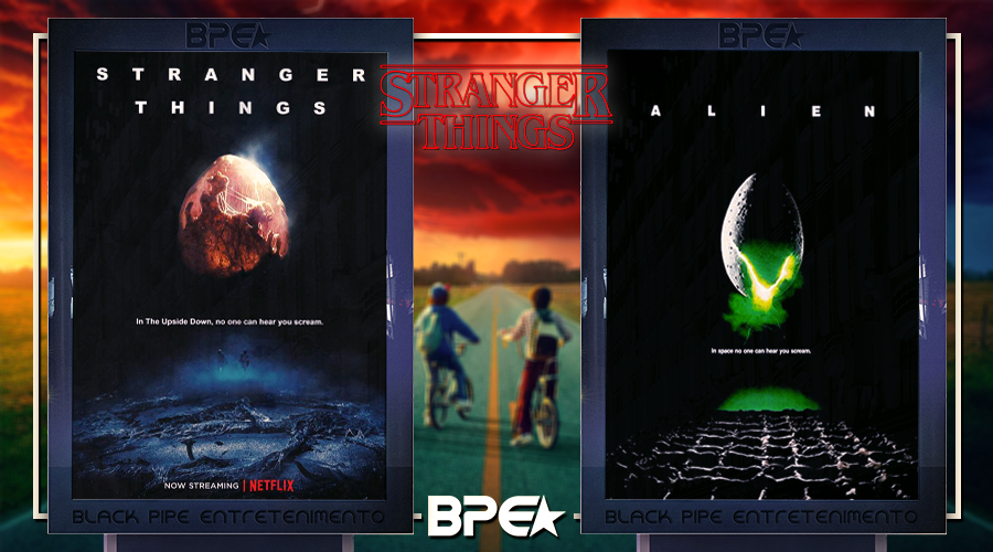 Stranger Things: Novos posters Fazem tributo a clássicos do terror