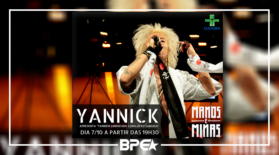 Yannick aka Afro Samurai dia 7 de outubro ás 19h30 no Manos e Minas