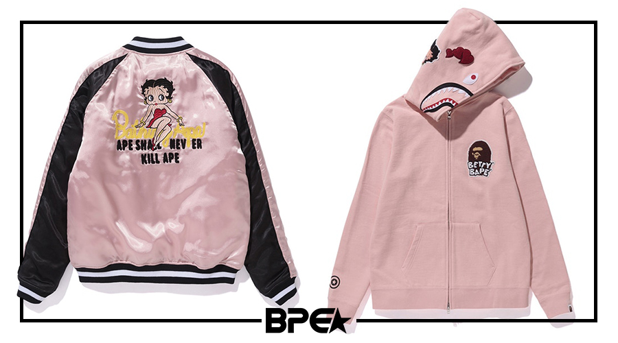 “BAPE x Betty Boop” nada tão atual quanto um desenho dos anos 30