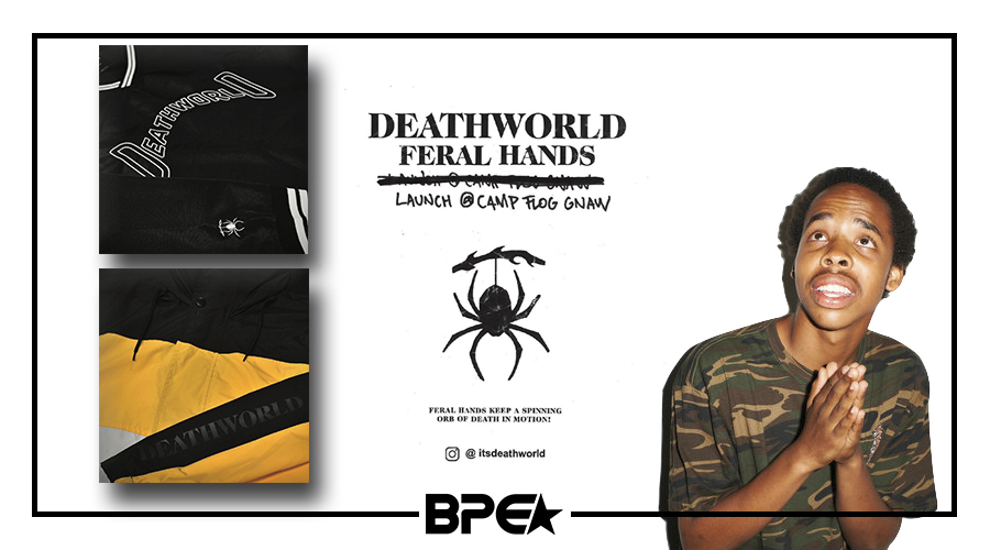 Earl Sweatshirt apresenta sua marca ‘DEATHWORLD’!