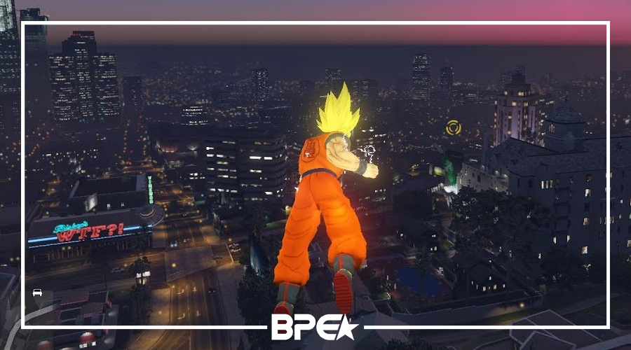 Agora você pode jogar com o Goku no GTA V