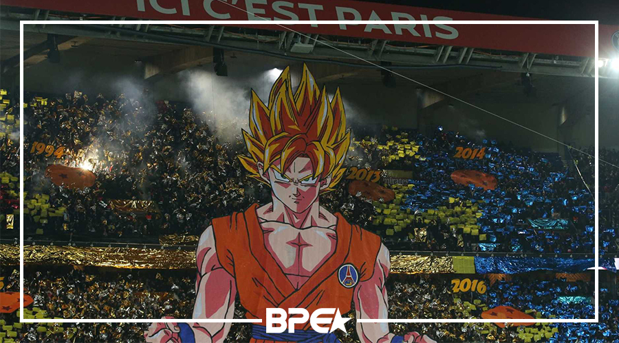 Torcida do PSG entra no modo super sayajin em novo mosaico!