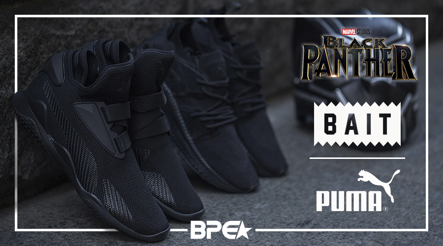 BAIT & PUMA: Lançam o ‘Black Panther’ Pack