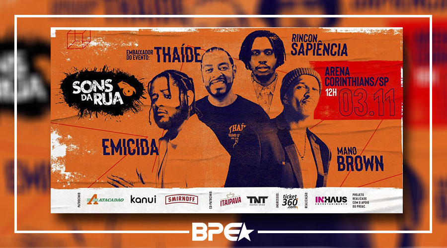 Festival Sons da Rua promete sacudir a zona leste de São Paulo