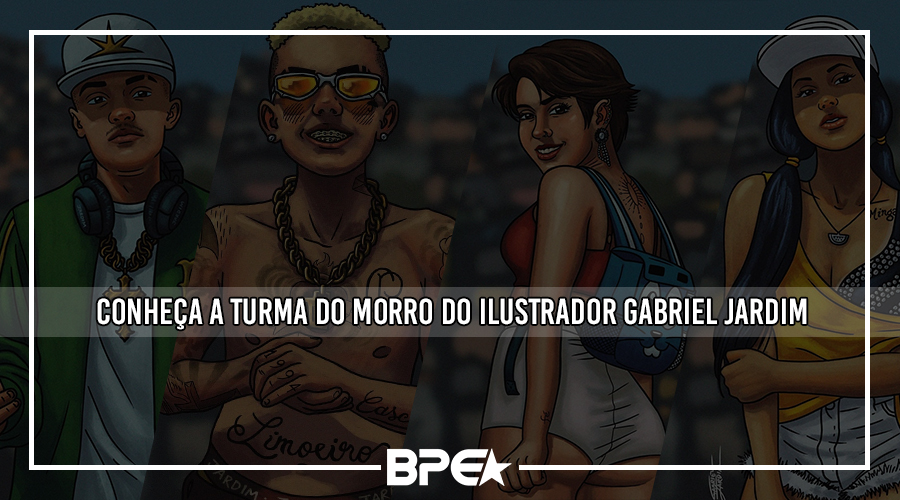 Conheça a Turma do Morro do ilustrador Gabriel Jardim