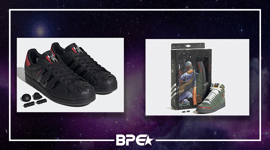 Star Wars X Adidas: Boba Fett e Darth Vader são a bola da vez