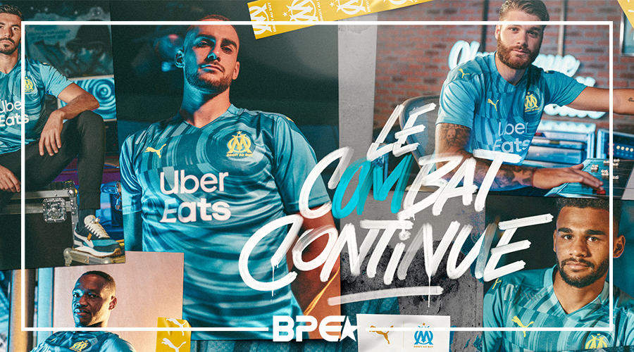 PUMA apresenta uniforme THIRD do Olympique de Marselha para a temporada 2020/21